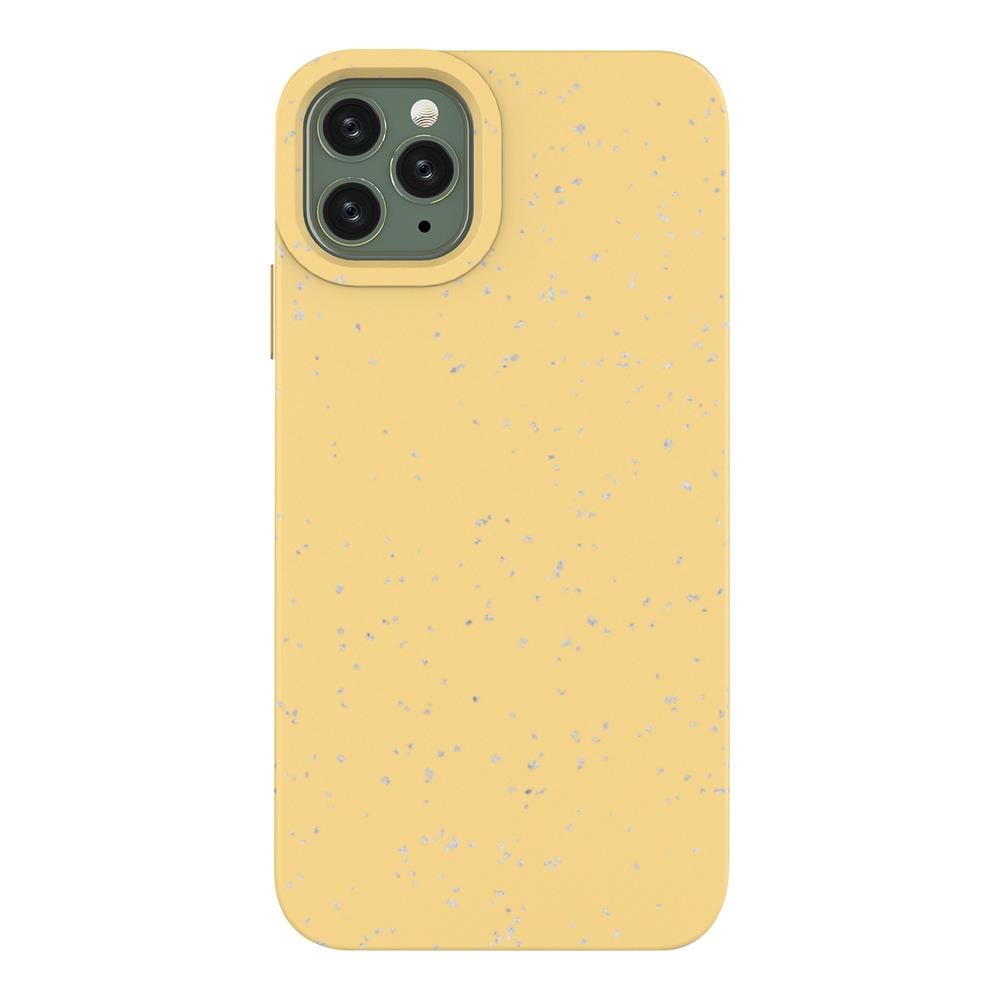 Hurtel Eco Back Cover Σιλικόνης 2mm Κίτρινο (iPhone 11 Pro Max)