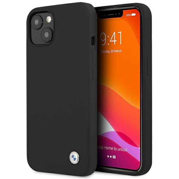 BMW Signature Back Cover Σιλικόνης Μαύρο (iPhone 13 mini)