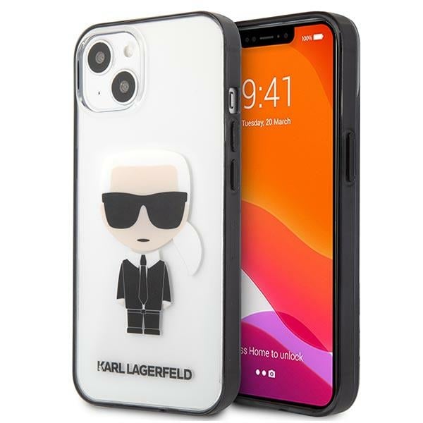 Karl Lagerfeld Karl & Choupette Ikonik Back Cover Πλαστικό Διάφανο (iPhone 13 mini)