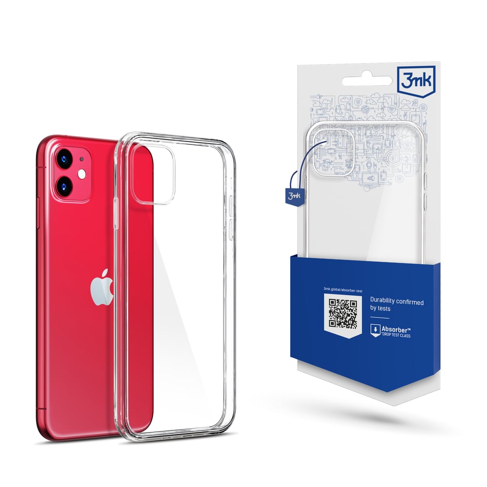3MK Clear Back Cover Σιλικόνης 1.2mm Διάφανο (iPhone 11)