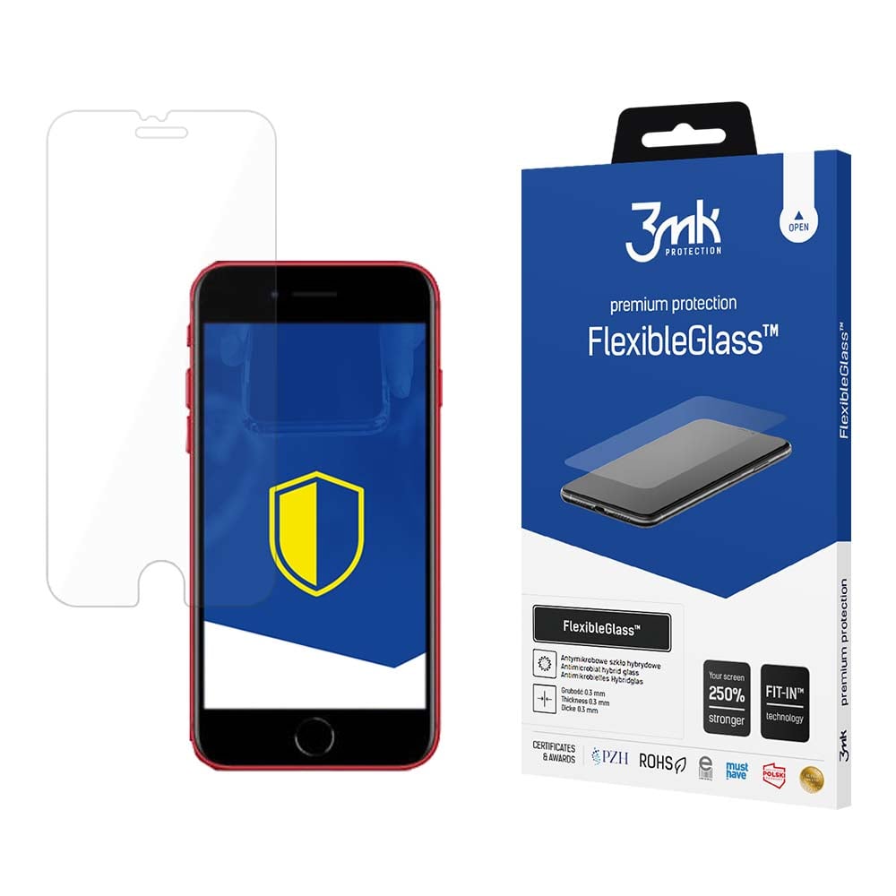 3MK Flexible 0.3mm Tempered Glass 1τμχ (iPhone SE 2022 / SE 2020)