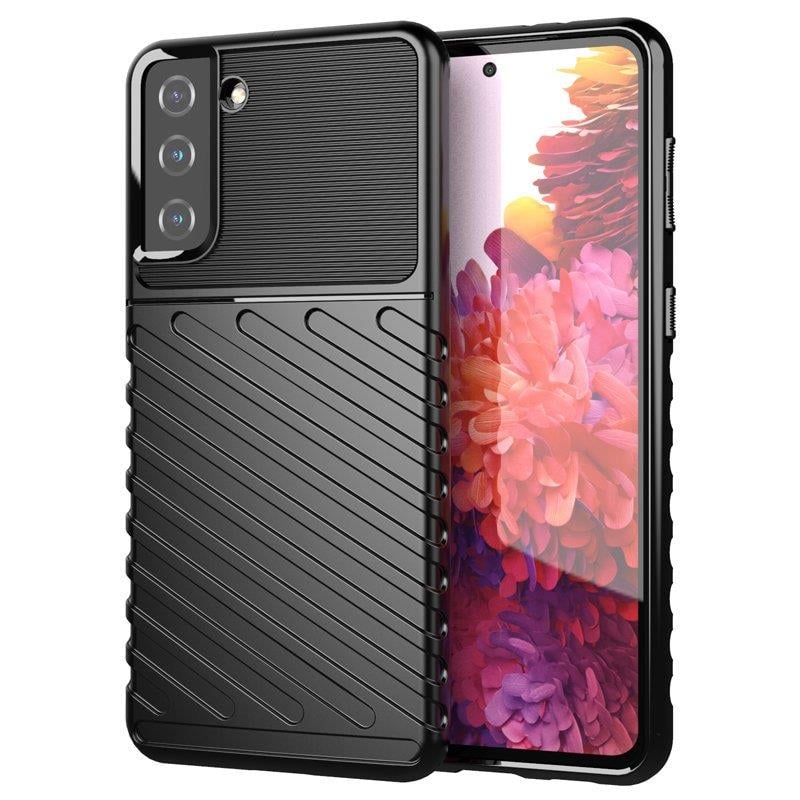 Hurtel Thunder Back Cover Σιλικόνης Μαύρο (Galaxy S22+ 5G)