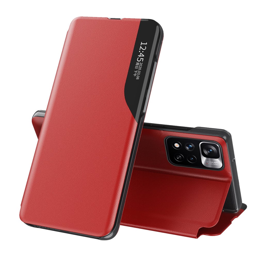 Eco Leather View Book Δερματίνης Κόκκινο (Poco M4 Pro 5G / Redmi Note 11s 5G)