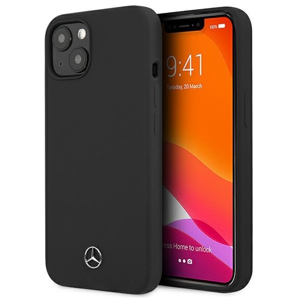 Mercedes-Benz Hardcase Back Cover Σιλικόνης Μαύρο (iPhone 13 mini)