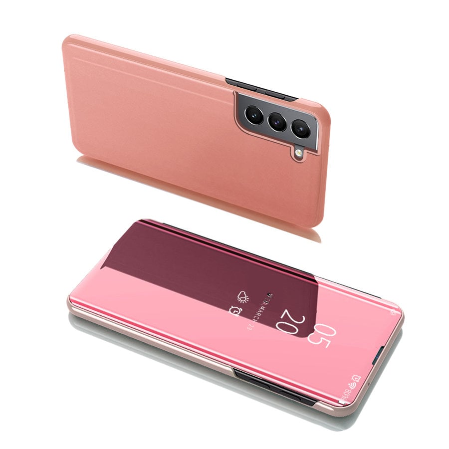 Hurtel Clear View Book Πλαστικό Ροζ (Galaxy S22+ 5G)