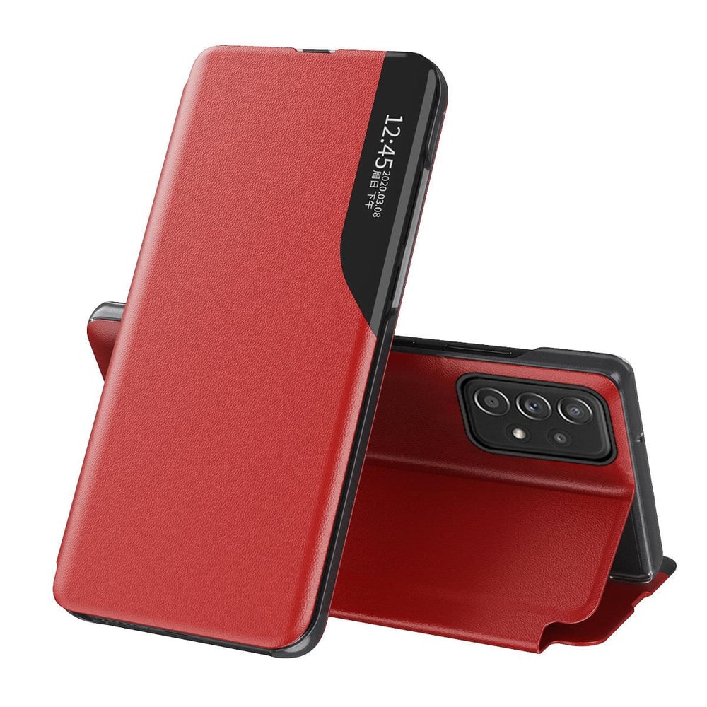 Hurtel Eco Leather View Book Δερματίνης Κόκκινο (Galaxy A73)