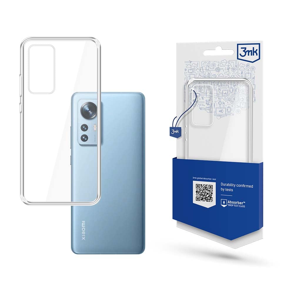 3MK Clearcase Back Cover Σιλικόνης 1.2mm Διάφανο (Xiaomi 12 / 12X)