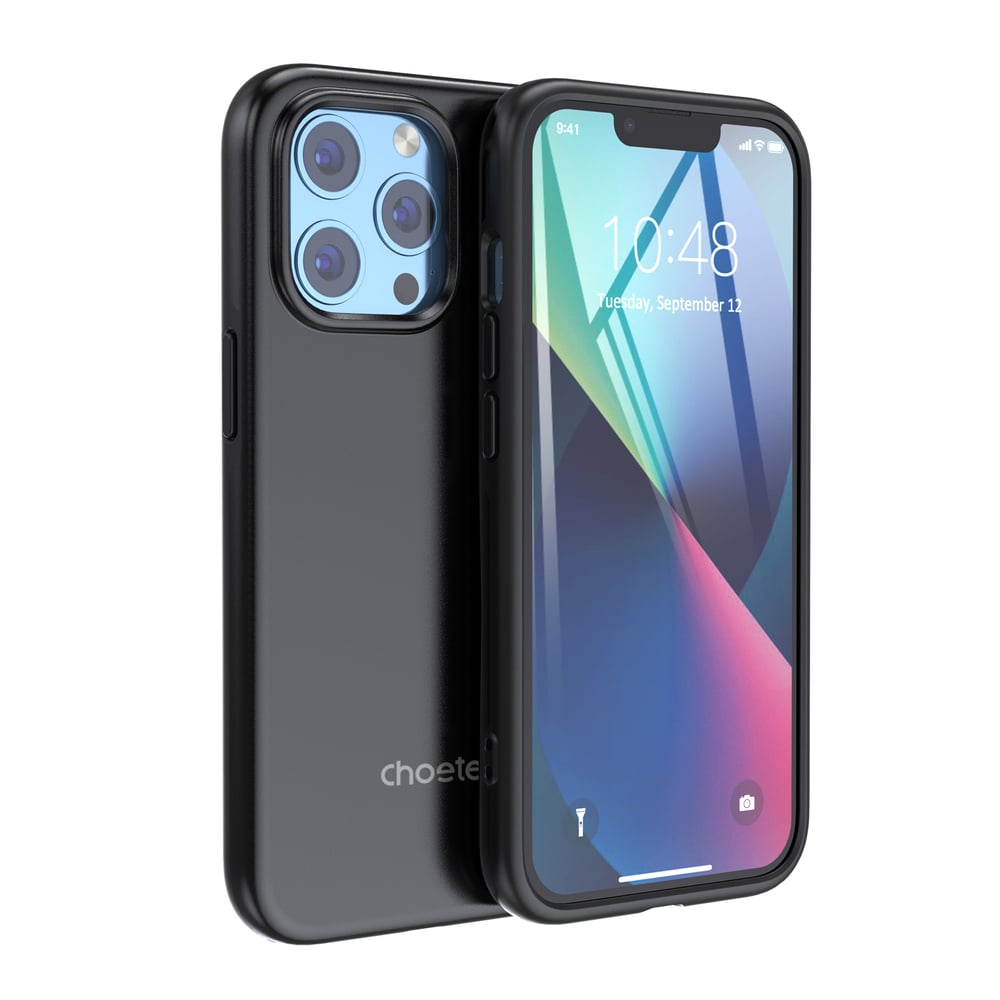 Choetech MFM Anti Drop Back Cover Πλαστικό Μαύρο (iPhone 13 Pro Max)