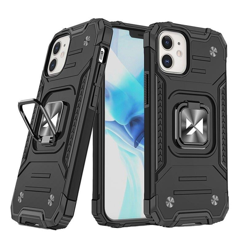 Wozinsky Ring Armor Back Cover Πλαστικό Μαύρο (iPhone 14 Plus)