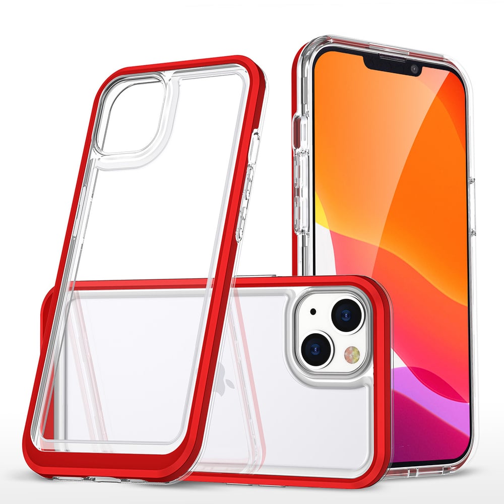 Hurtel 3in1 Back Cover Πλαστικό / Σιλικόνης 1.1mm Διάφανο (iPhone 14 Plus)