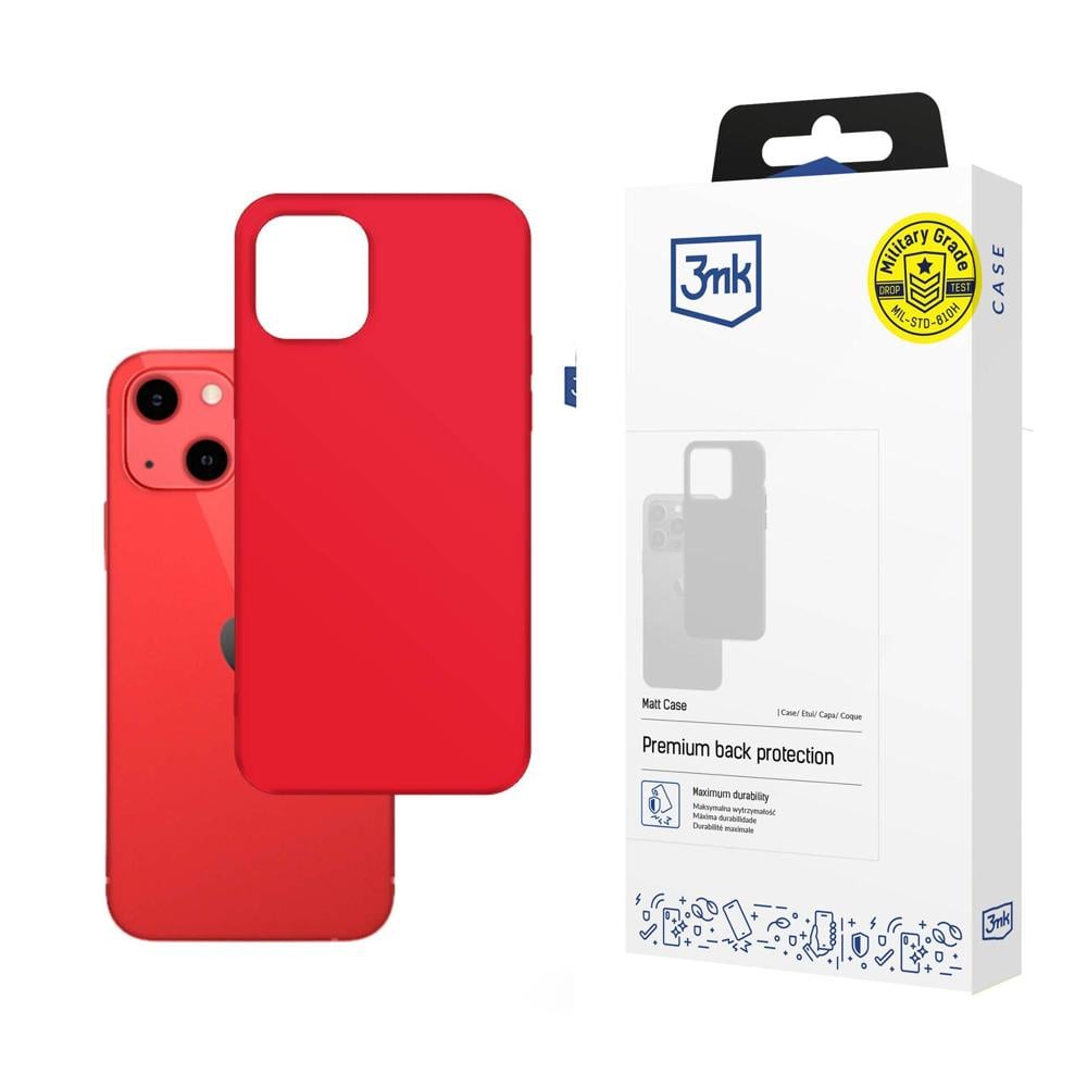 3MK Matt Back Cover Σιλικόνης 1.2mm Strawberry (iPhone 13)