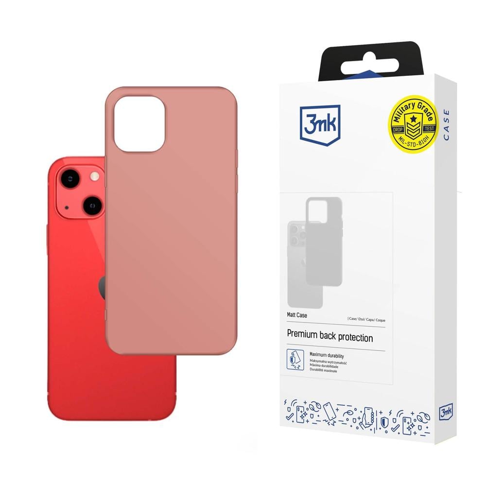 3MK Matt Back Cover Σιλικόνης 1.2mm Lychee (iPhone 13 mini)
