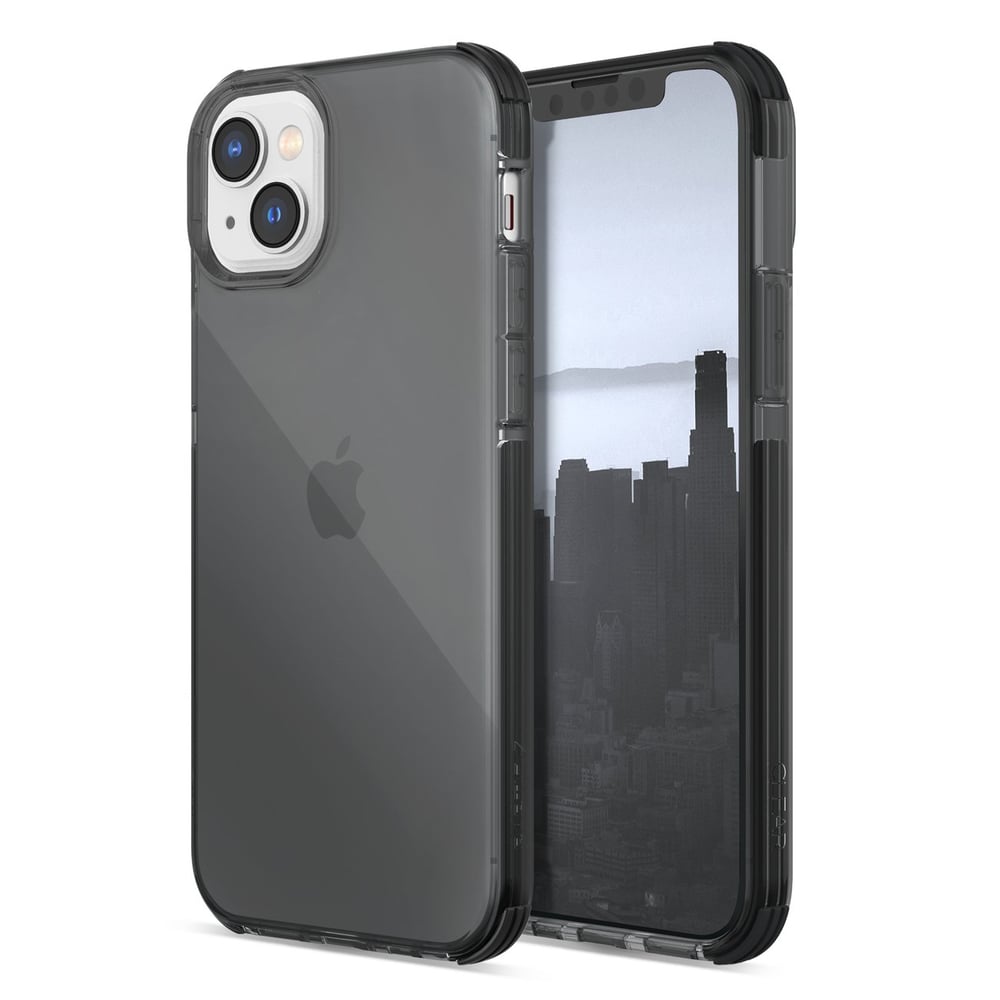 Raptic Clear Back Cover Πλαστικό / Σιλικόνης Γκρι (iPhone 14)
