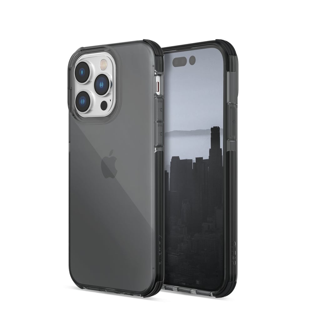 Raptic Clear Back Cover Πλαστικό / Σιλικόνης Γκρι (iPhone 14 Pro)
