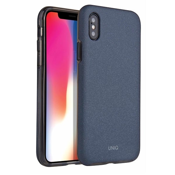 Uniq Lithos Back Cover Πλαστικό Μπλε (iPhone X / Xs)