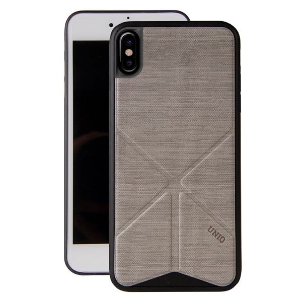 Uniq Transforma Ligne Back Cover Πλαστικό Γκρι (iPhone X / Xs)