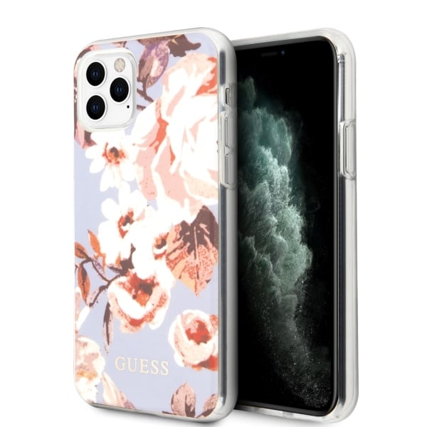 Guess Flower Collection Back Cover Σιλικόνης Πολύχρωμο (iPhone 11 Pro Max)