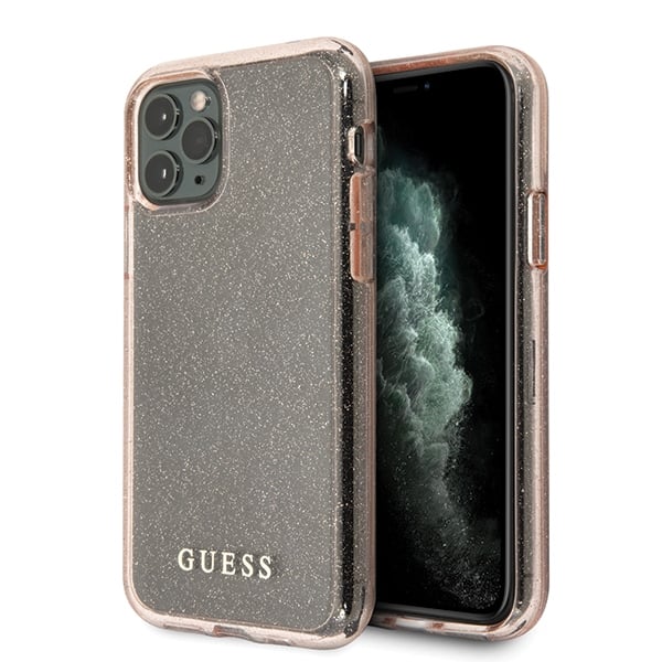 Guess Back Cover Σιλικόνης Ροζ (iPhone 11 Pro)
