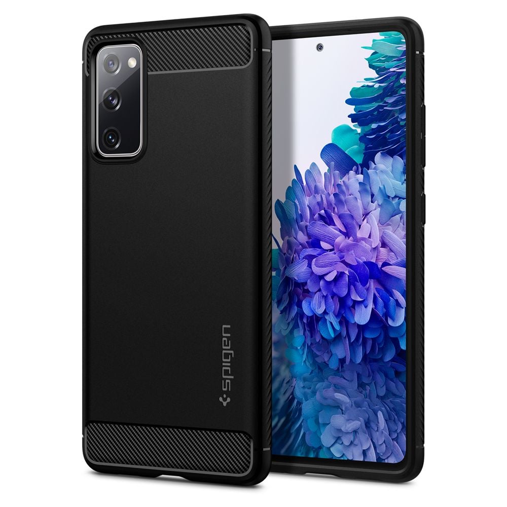Spigen Rugged Armor Back Cover Σιλικόνης 2mm Μαύρο (Galaxy S20 FE)