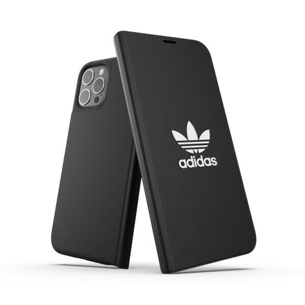 adidas Booklet Case Basic Δερματίνης Black / White (iPhone 12 Pro Max)