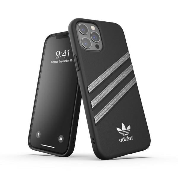 adidas Moulded Back Cover Σιλικόνης Black Glitter (iPhone 12 Pro Max)