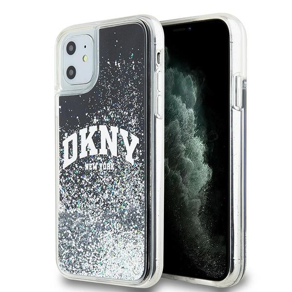DKNY Liquid Back Cover Πλαστικό Μαύρο (iPhone 11) DKHCN61LBNAEK