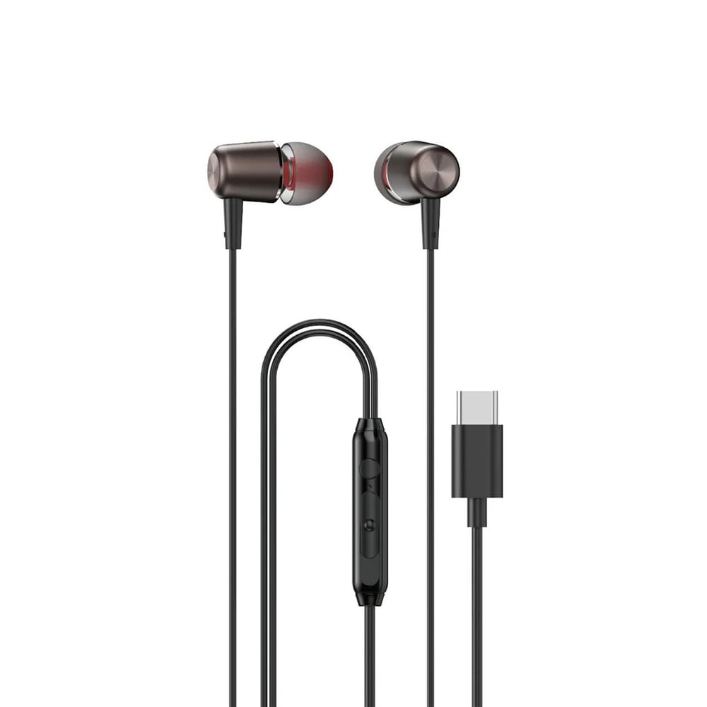 Dudao X1prot In-ear Handsfree Ακουστικά με Βύσμα USB-C Μαύρο