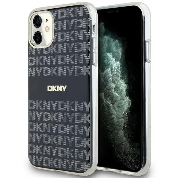 DKNY Iml Mono & Stripe Magsafe Back Cover Πλαστικό Μαύρο (iPhone 11, iPhone XR)
