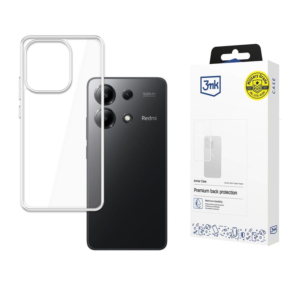 3MK Back Cover Σιλικόνης / Πλαστικό 1.5mm Πολύχρωμο (Redmi Note 13 4G)