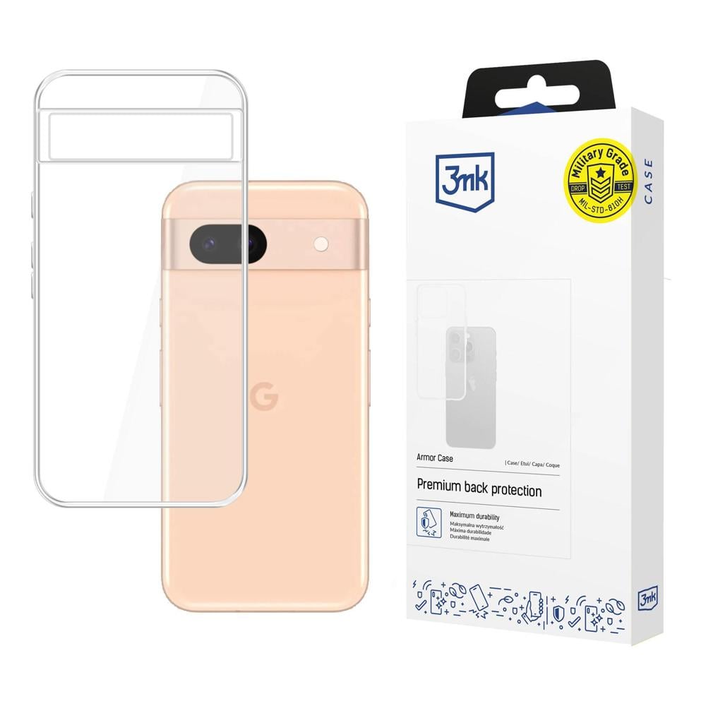 3MK Armor Back Cover Μεταλλικό 1.5mm Διάφανο (Google Pixel 8a)