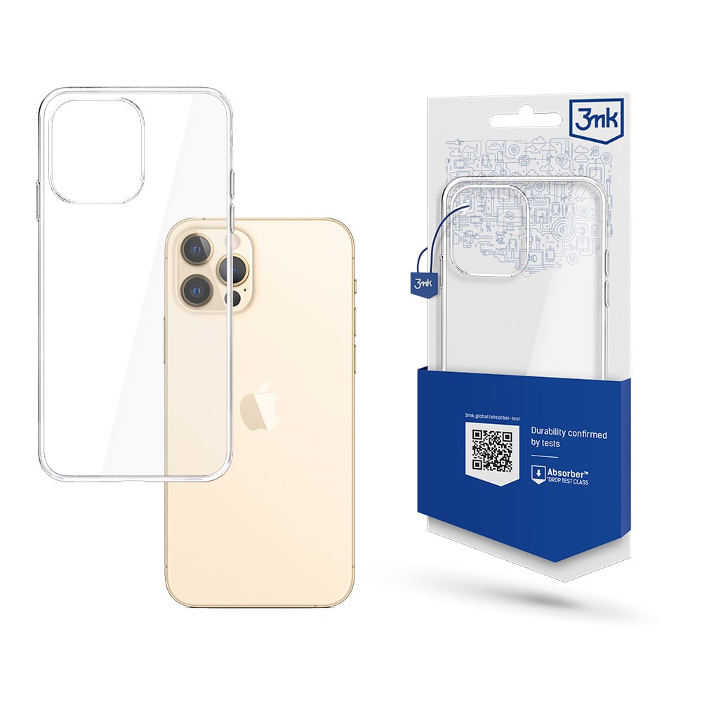 3MK Clear Back Cover Σιλικόνης 1.2mm Διάφανο (iPhone 13 Pro Max)