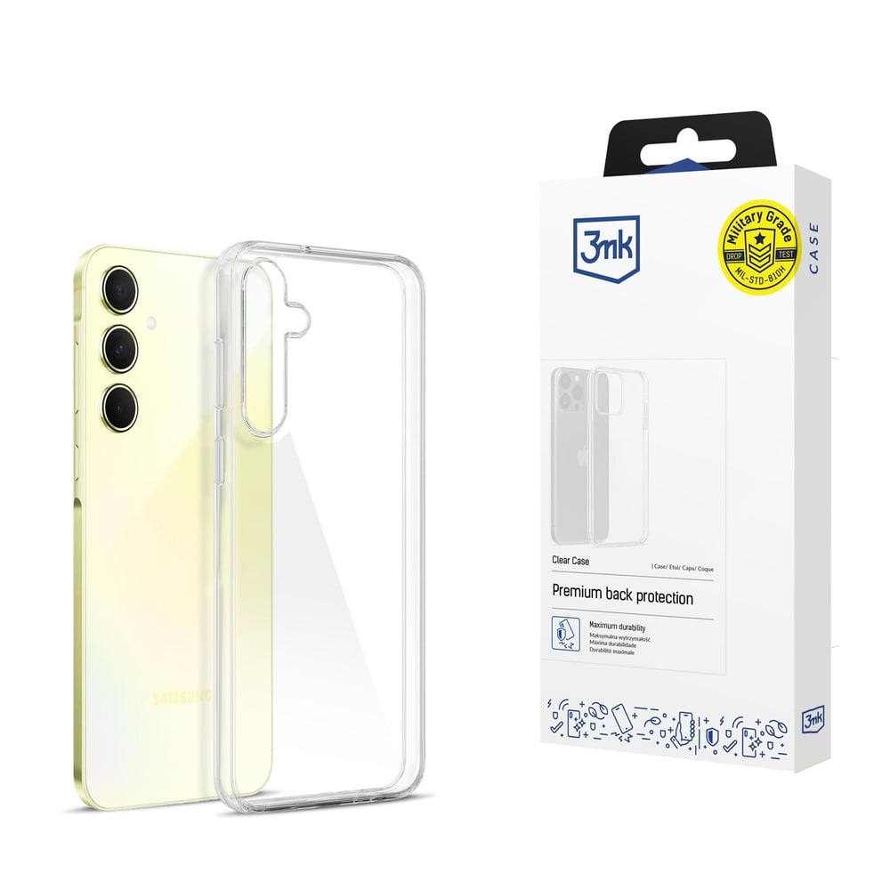 3MK Clear Back Cover Πλαστικό 1.2mm Διάφανο (Samsung Galaxy A55 5G)