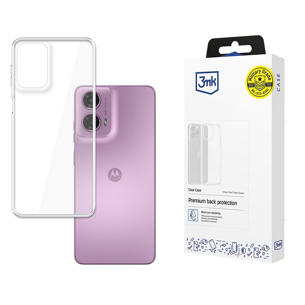 3MK Moto Back Cover Πλαστικό Διάφανο (Motorola Moto G24)