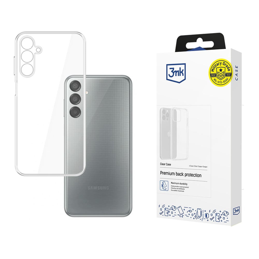 3MK Clear Back Cover Πλαστικό / Σιλικόνης Διάφανο (Galaxy M15)