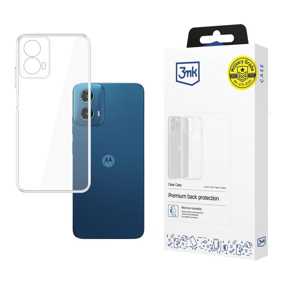 3MK Clear Back Cover Πλαστικό Διάφανο (Moto G34)