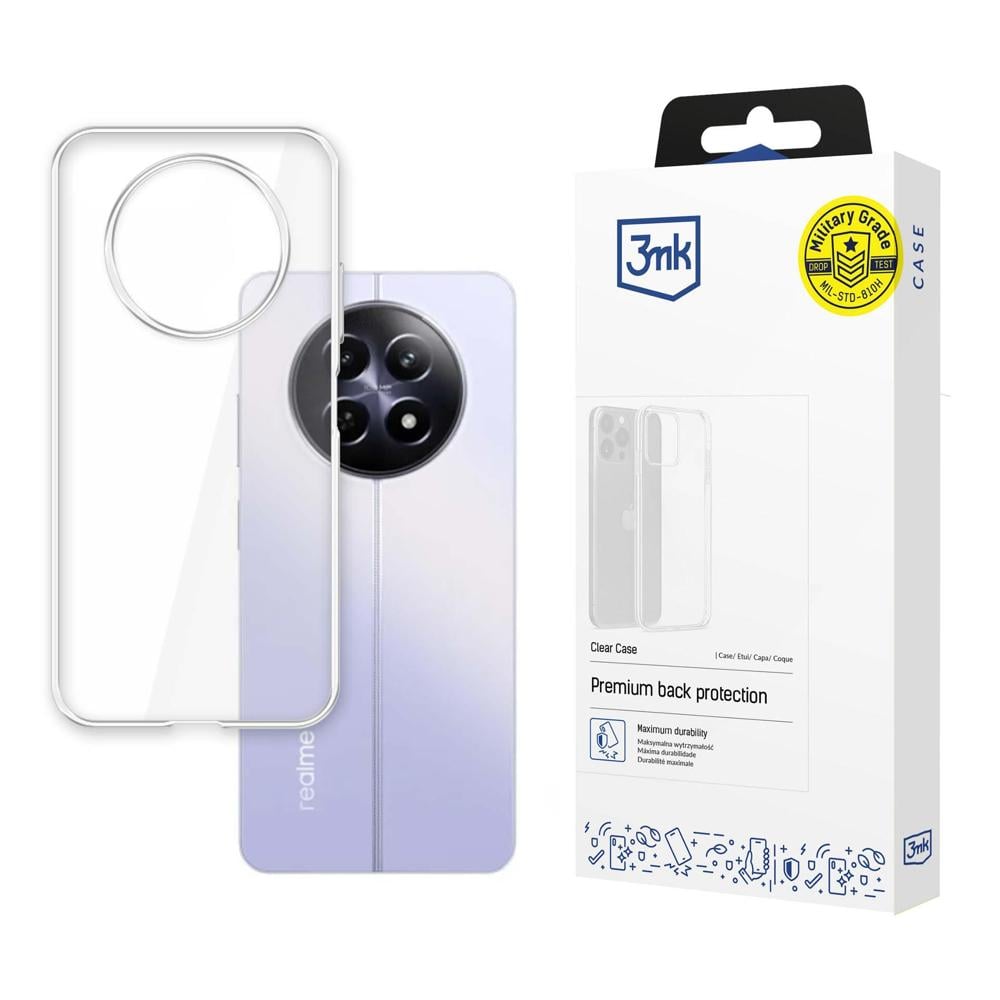 3MK Clear Back Cover Tempered Glass 1.2mm Διάφανο (REALME 12 5G)