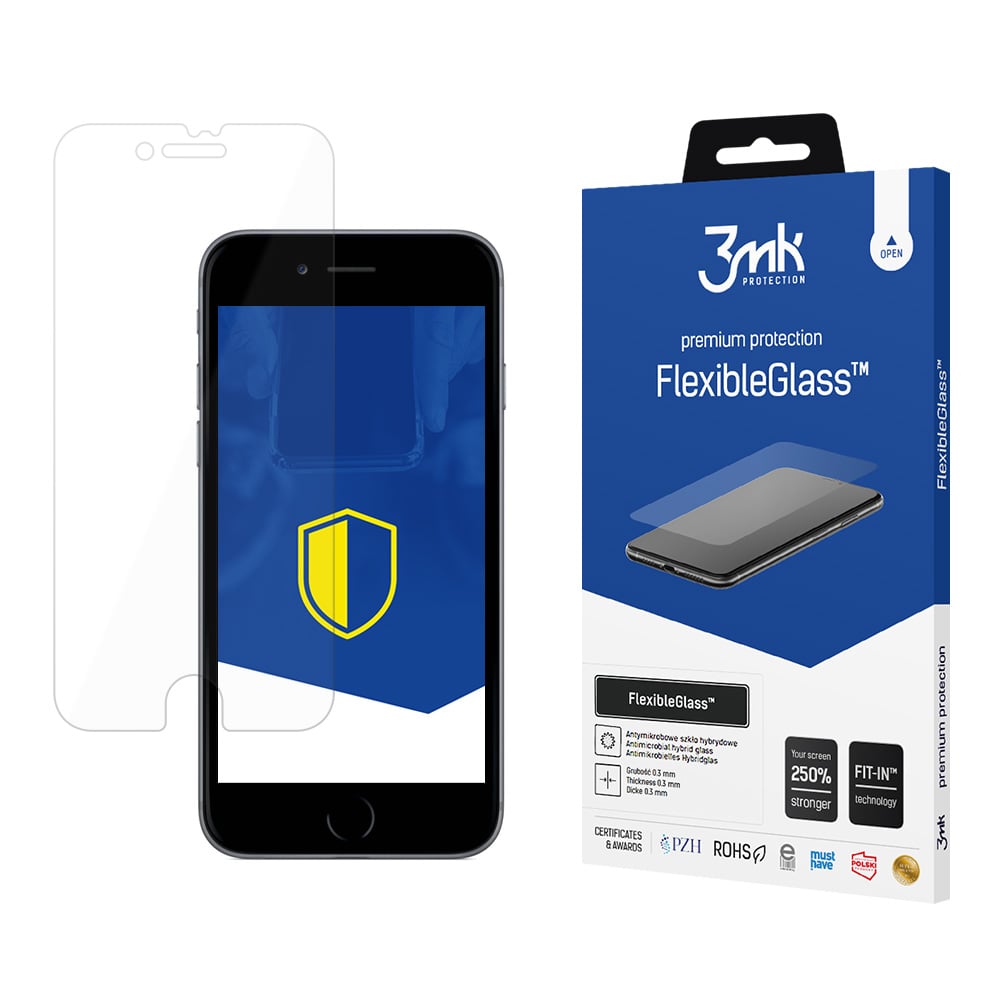 3MK Flexibleglass Tempered Glass (iPhone SE 2022 / 2020 / 8 / 7)