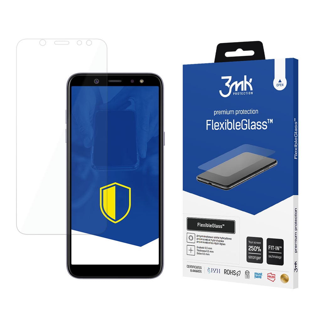 3MK Premium Flexible 7H Ceramic Tempered Glass (Galaxy A6 2018)