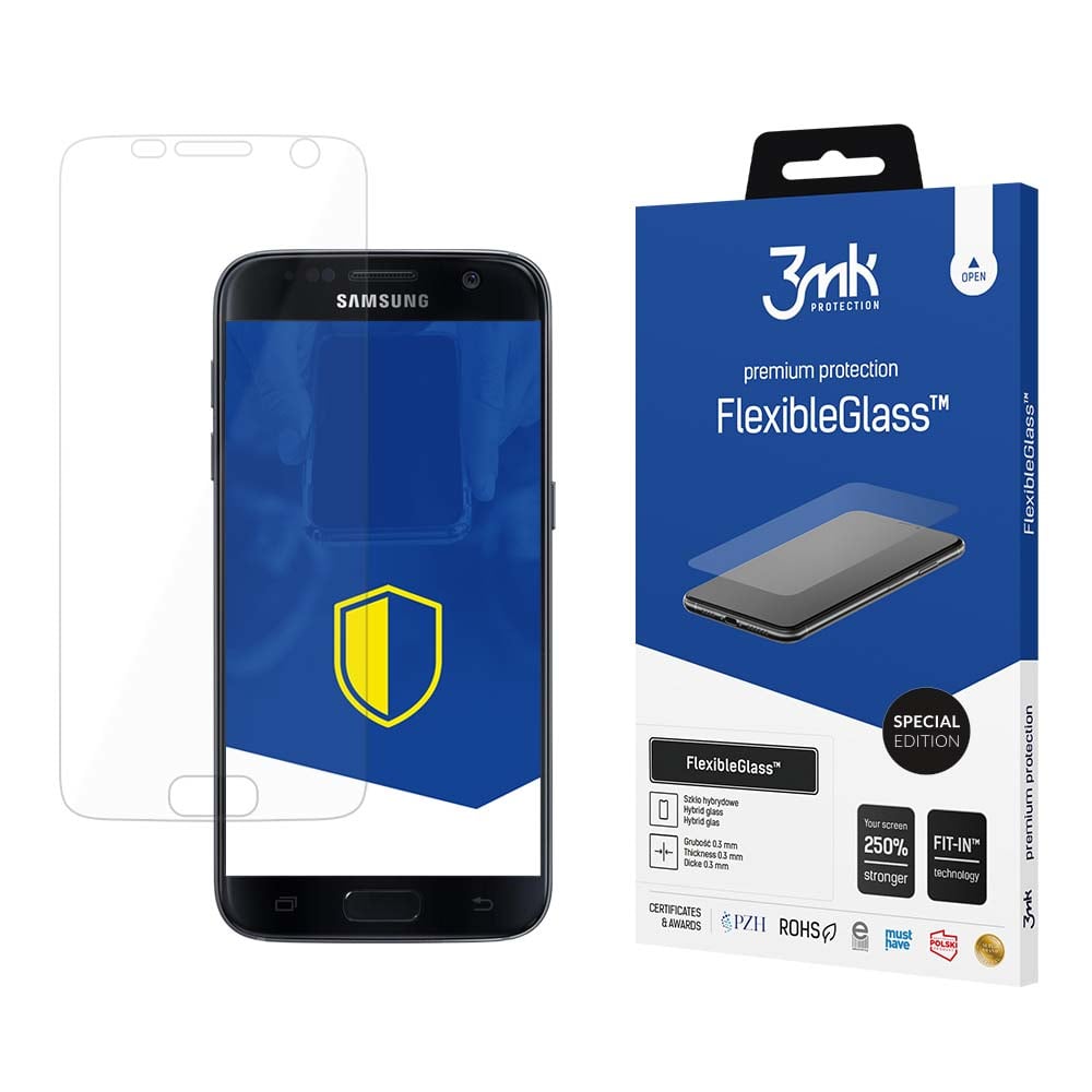 3MK Premium Flexible Glass Tempered Glass (Galaxy S7)