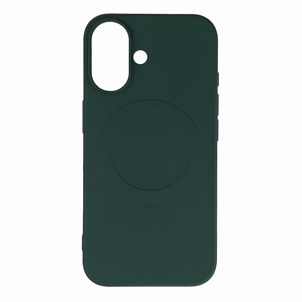 Liquid Silicone Case Magsafe Compatible Iphone 16 Dark Green
