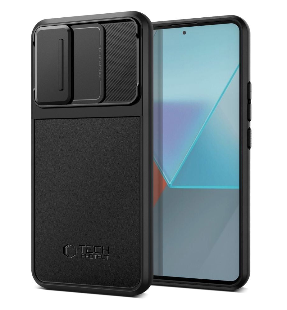 Tech-Protect Back Cover Σιλικόνης / Πλαστικό Μαύρο (Redmi Note 13 Pro 5G / Poco X6 5G)
