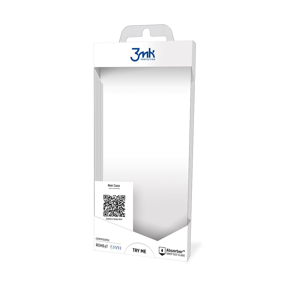 3MK Matt Back Cover Σιλικόνης Μαύρο (iPhone 6/6s)