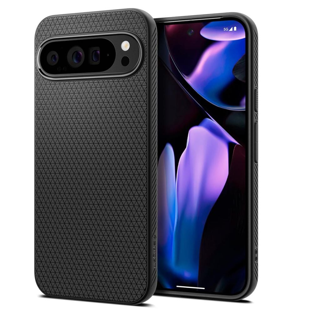 Spigen Liquid Air Back Cover Σιλικόνης / Πλαστικό Μαύρο (Google Pixel 9 Pro XL)