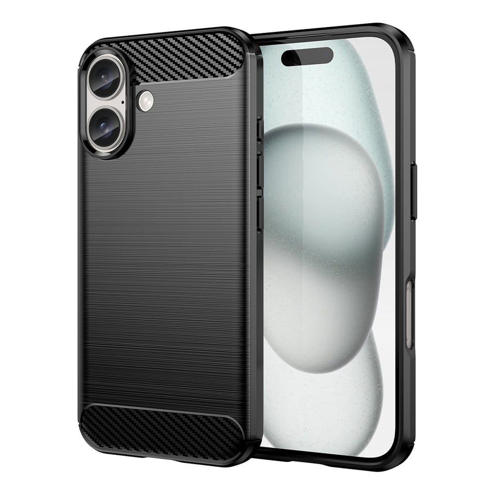 Hurtel Back Cover Σιλικόνης Μαύρο (iPhone 16 Plus)