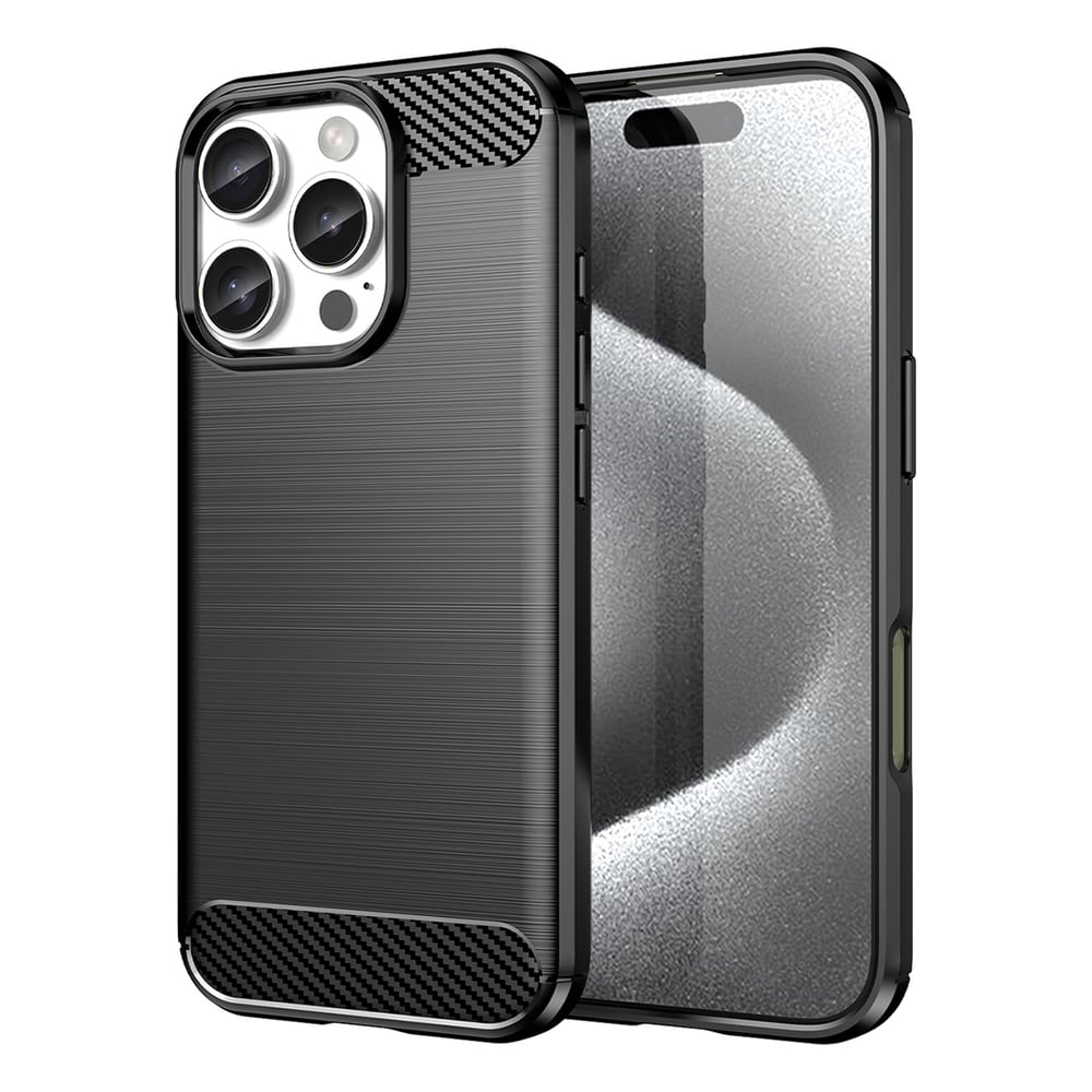 Hurtel Back Cover Tempered Glass Μαύρο (iPhone 16 Pro)