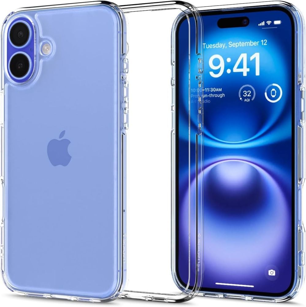 Spigen Ultra Hybrid Back Cover Πλαστικό 2mm Crystal Clear (iPhone 16)
