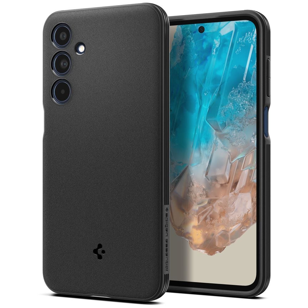 Spigen Essential Sandblast Back Cover Σιλικόνης Μαύρο (Galaxy M35)