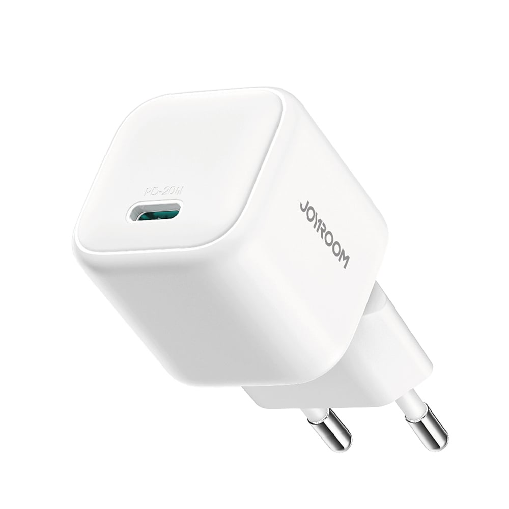 Joyroom Φορτιστής Χωρίς Καλώδιο GaN με Θύρα USB-C 20W Power Delivery Λευκός (JR-TCG08)