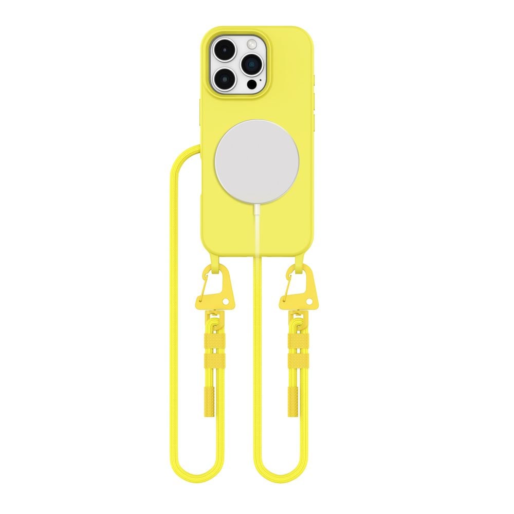 Tech-Protect Magnecklace Back Cover Σιλικόνης Κίτρινο (iPhone 16 Pro Max)