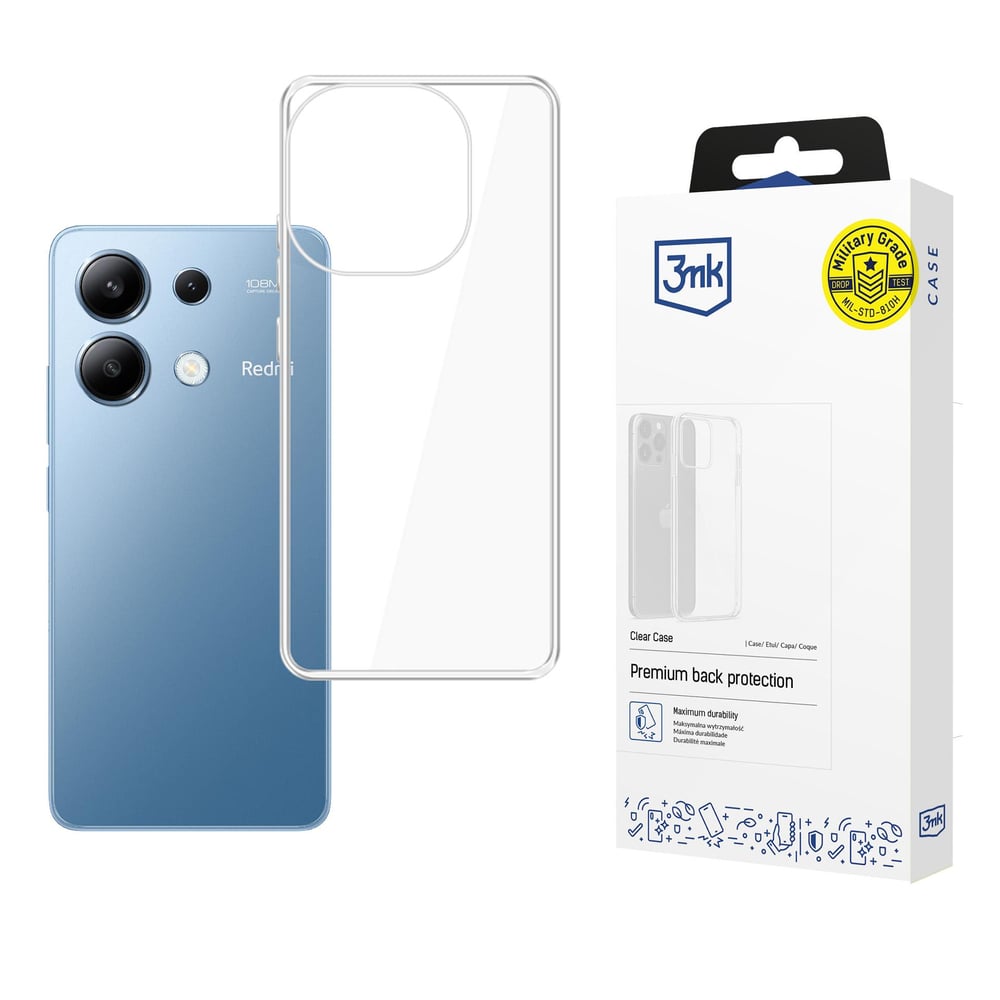 Clear Back Cover Σιλικόνης 1.2mm Διάφανο (Redmi Note 13 4G)